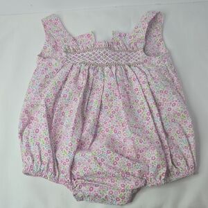 Edgehill Collection Pink Floral Baby Outfit